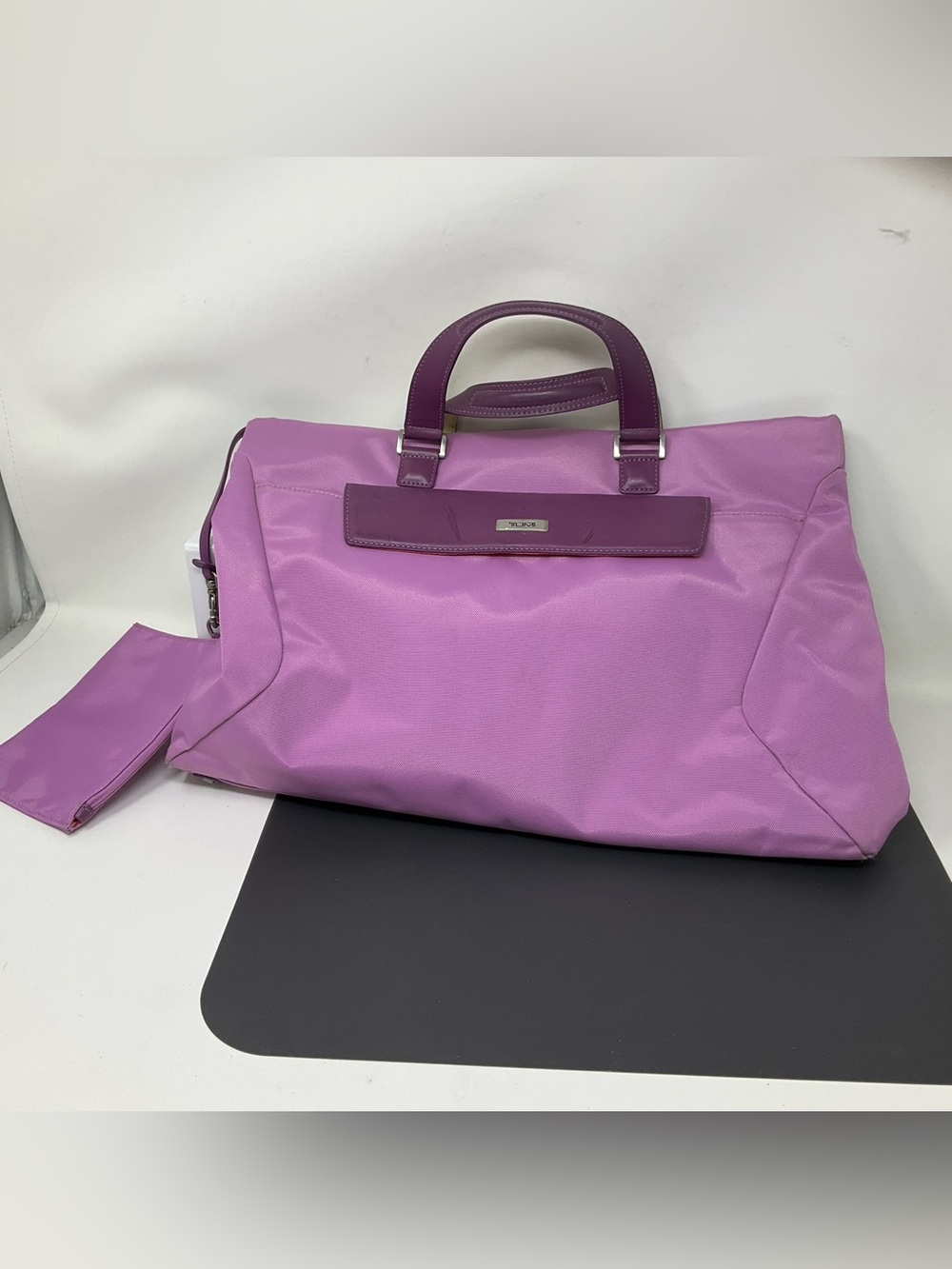 Tumi ballistic nylon Lavender and purple briefcase/satchel